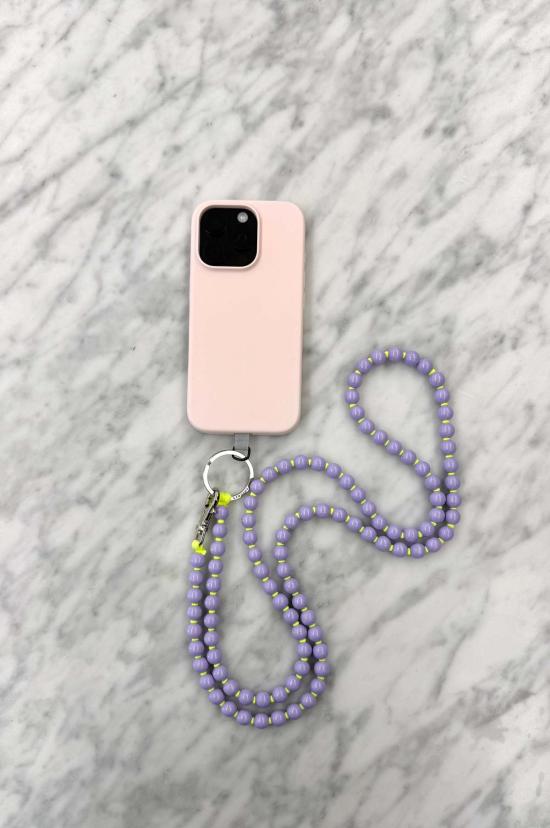  It Is Well L.A. 키링 잇이즈웰 L.A. 폰 목걸이 라일락/네온 옐로우 - OTHER BRANDS