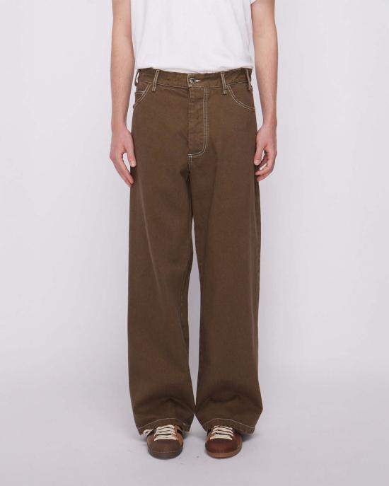  송포더뮤트 데님 팬츠 벙어리를 위한 노래 모래 헐렁한 청바지 모래