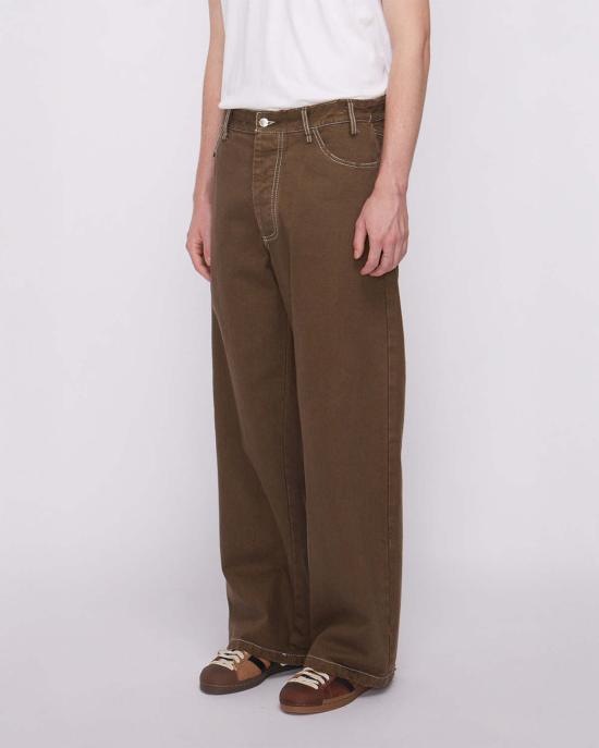  송포더뮤트 데님 팬츠 벙어리를 위한 노래 모래 헐렁한 청바지 모래 - SONG FOR THE MUTE