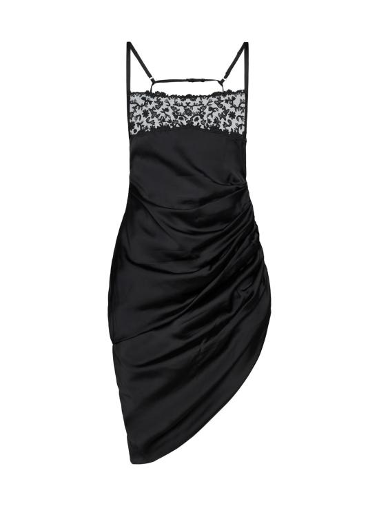  자크뮈스 미디 원피스 Jacquemus La Saudade Brod?E 드레스 블랙