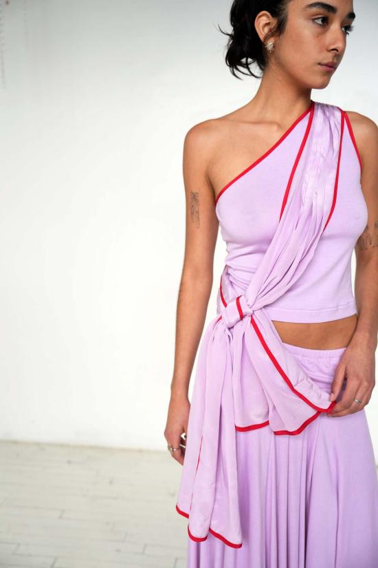  Abacaxi 블라우스 아바카시 실크 디비야 - OTHER BRANDS