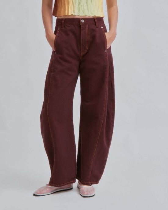  사야카 다비스 뉴욕 데님 팬츠 사야카 데이비스 뉴욕 배럴 데님 상그리아