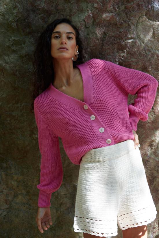  일레븐 식스 가디건 이슬라 카디건 네이비/화이트 스트라이프 - ELEVEN SIX