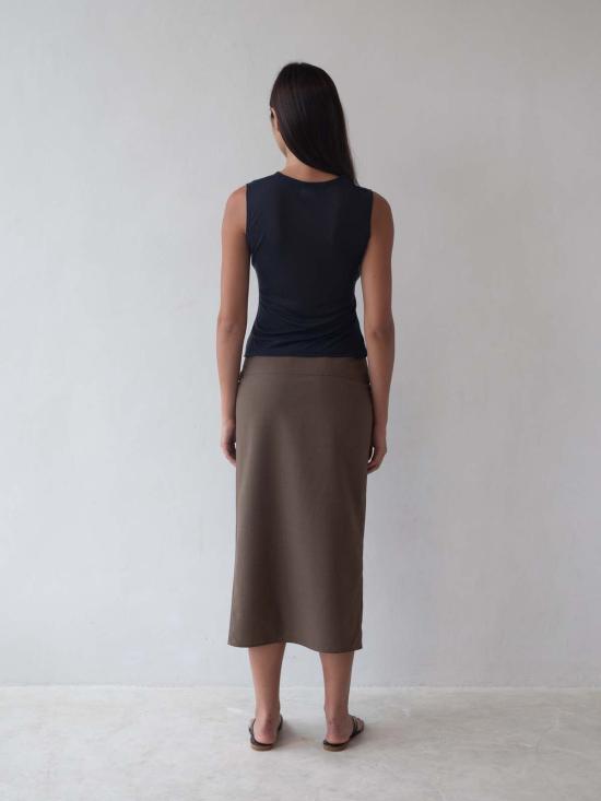  벨 안나 블라우스 모닝 탑 네이비 - BELLE ANNA