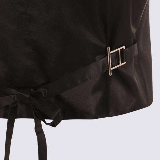  알렉산더 맥퀸 민소매 티셔츠 울  블랙 - ALEXANDER MCQUEEN