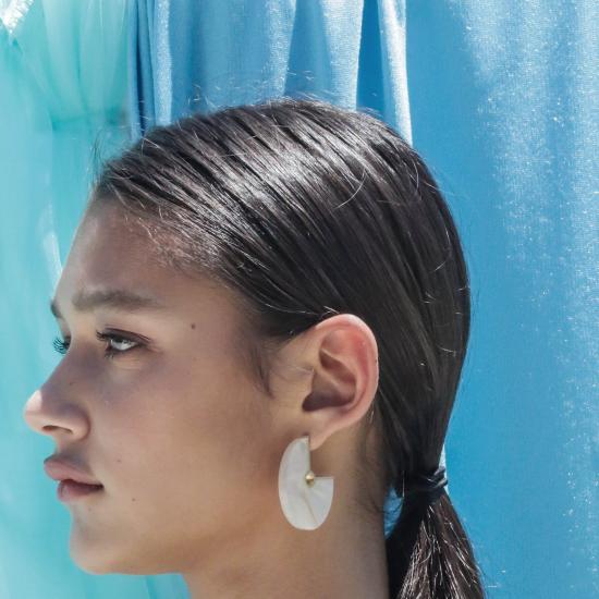  메탈렙시스 프로젝트 이어링 타원형 귀걸이 - METALEPSIS PROJECTS