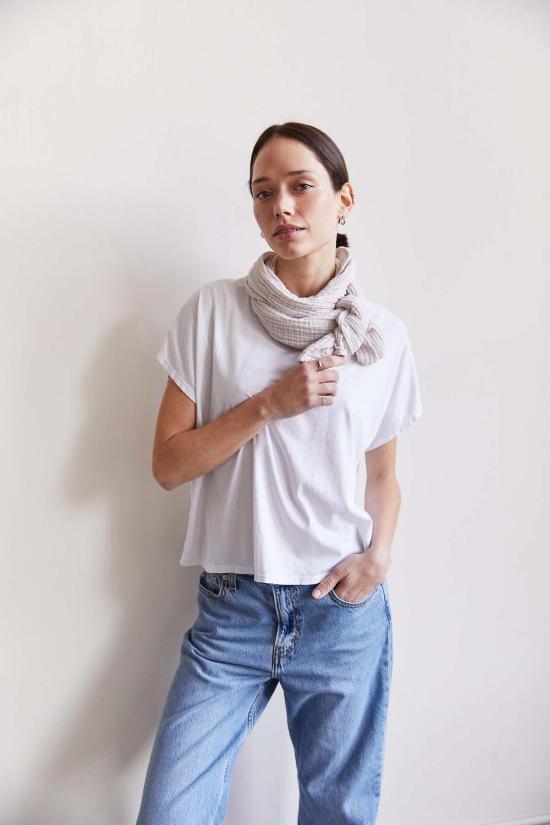  It Is Well L.A. 반팔 티셔츠 잇이즈웰 L.A. 오가닉 코튼 크루넥 박시 티셔츠 - OTHER BRANDS