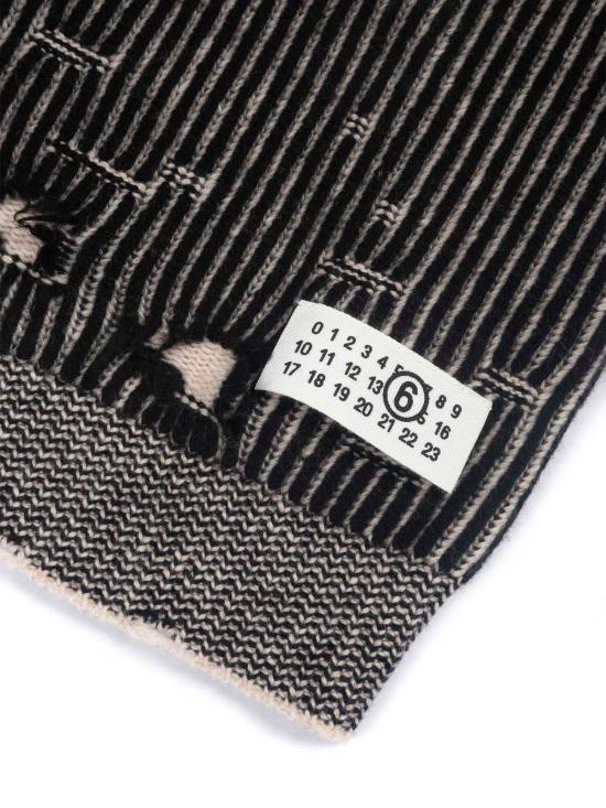  [키즈] MM6 메종마르지엘라 풀오버 메종 마르지엘라 키즈 MM6 스웨터 블랙 - MM6 MAISON MARGIELA