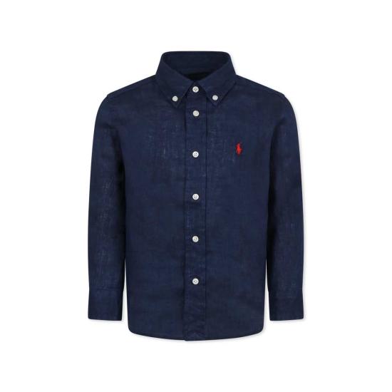  [키즈] 랄프 로렌 셔츠 아동용 블루 셔츠