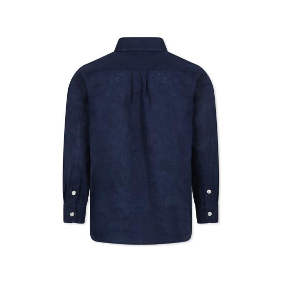  [키즈] 랄프 로렌 셔츠 아동용 블루 셔츠 - RALPH LAUREN