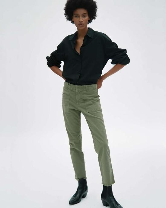  닐리로탄 스트레이트 팬츠 닐리 로탄 제나 팬츠 카모