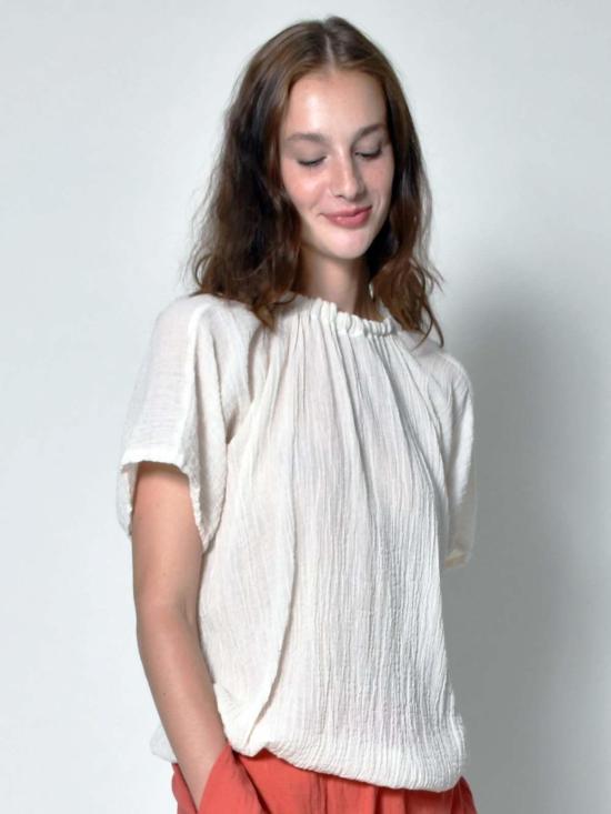  우지 뉴욕 블라우스 우지 닉스 니나 탑 - UZI NYC