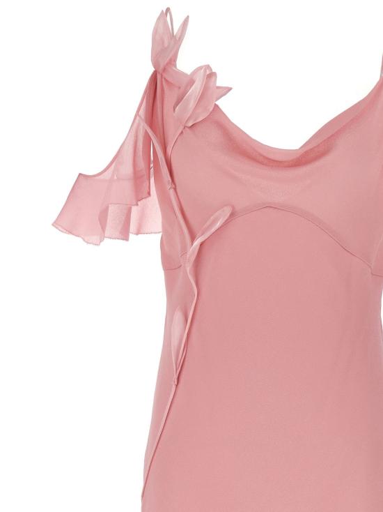  셀프 포트레이트 롱 원피스 조젯 플라워 맥시 드레스 핑크 - SELF PORTRAIT