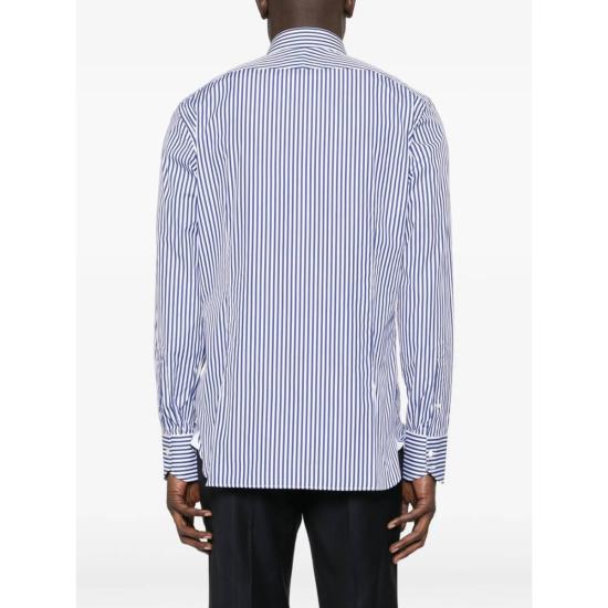  톰포드 탑 톰 포드 셔츠 블루/화이트 - TOMFORD