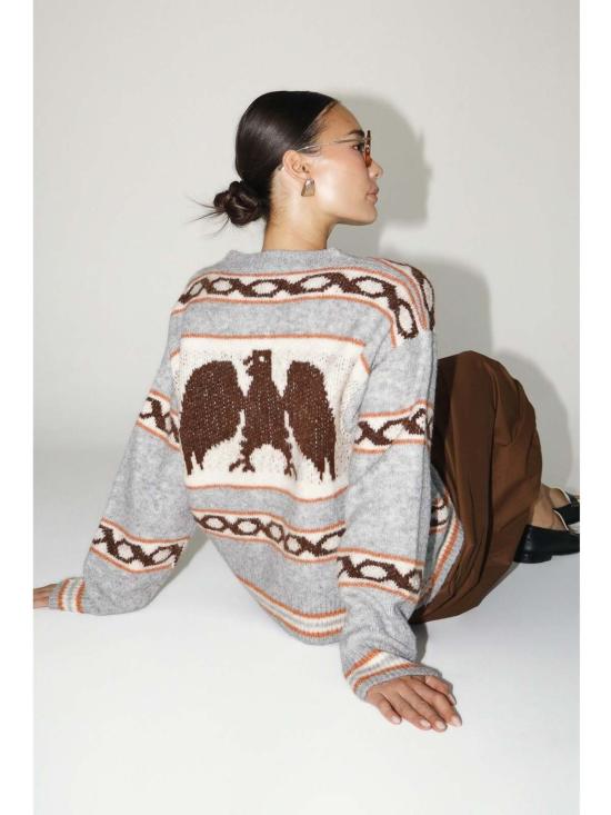  Bailey Rose 스웨터 베일리 로즈 홀리  헤더 그레이 - OTHER BRANDS