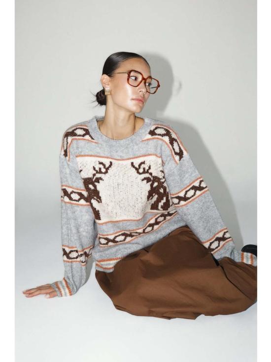  Bailey Rose 스웨터 베일리 로즈 홀리  헤더 그레이 - OTHER BRANDS