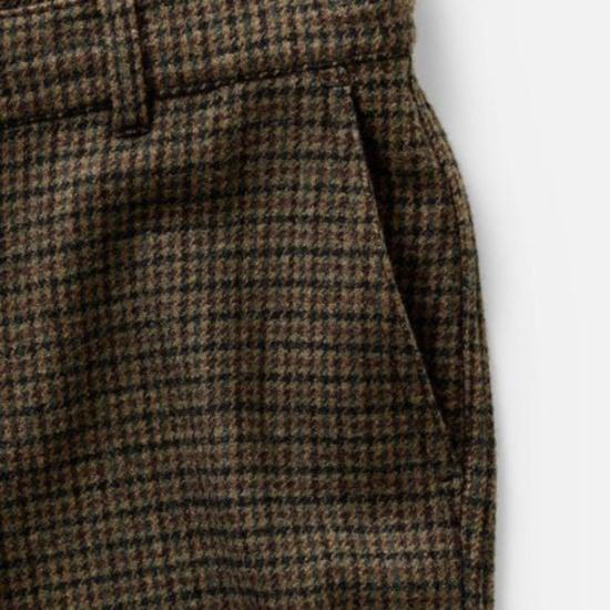  Taylor Stitch 스트레이트 팬츠 테일러 스티치 카멜 팬츠 팀버 건체크 이탈리안 울 - OTHER BRANDS