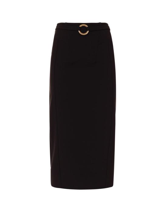  로베르토 카발리 롱 스커트 저스트 카발리  블랙