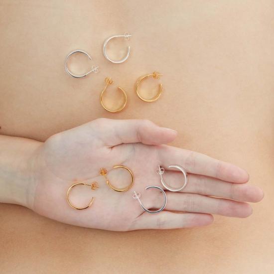  밍유왕 이어링 밍위 왕 맥스 실버 귀걸이 - MING YU WANG