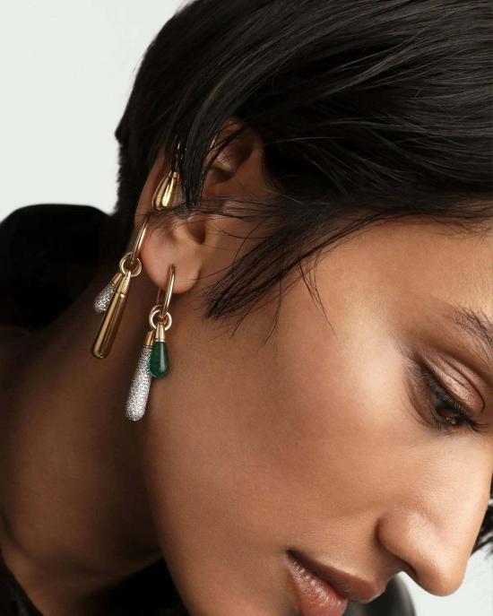  피디파올라 이어링 Pdpaola Pav 라지 드롭 펜던트 골드 - PD PAOLA