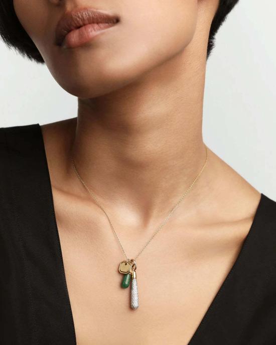  피디파올라 이어링 Pdpaola Pav 라지 드롭 펜던트 골드 - PD PAOLA