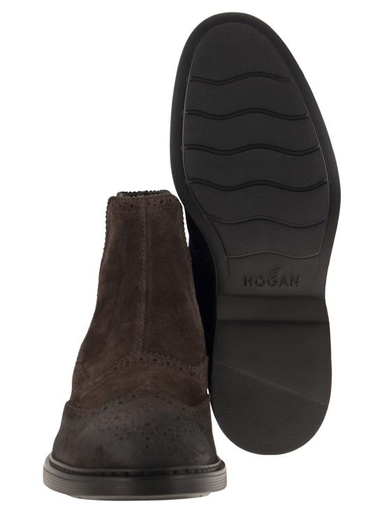  호간 부츠 호건 첼시 앵클  브라운 - HOGAN