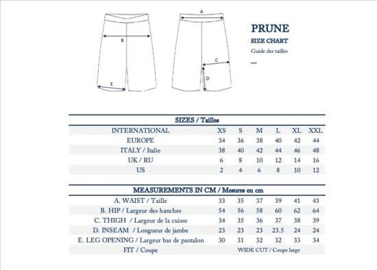  이네스 드 라 프레상쥬 숏팬츠 Ines De La Fressange 프룬 쇼츠 블루 데님 - INES DE LA FRESSANGE