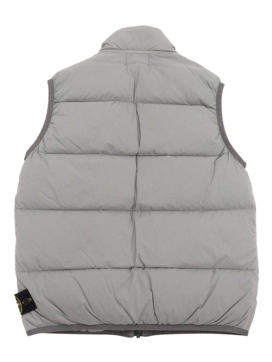  [키즈] 스톤 아일랜드 자켓 컴퍼스 배지 지퍼 패딩 조끼 (어린이용) - STONE ISLAND