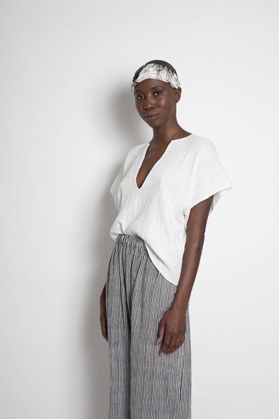  에이치 프레드릭손 튜닉 H. Fredriksson 프리다  탑 화이트