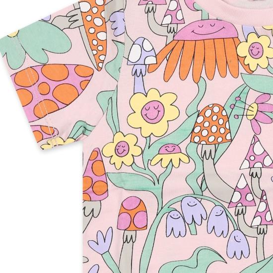  [키즈] 스텔라 맥카트니 탑 어린이용  핑크 티셔츠 - STELLA MCCARTNEY