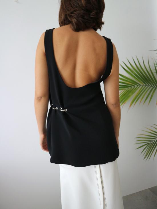  Markoo 민소매 티셔츠 마르쿠 하드웨어 탱크 블랙 - OTHER BRANDS