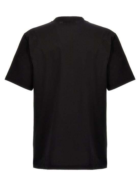  디스퀘어드2 반팔 티셔츠 Dsquared2 로고 프린트 티셔츠 네로 - DSQUARED2