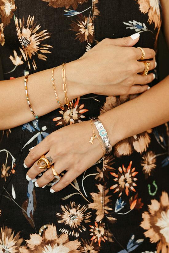  시에라 윈터 주얼리 팔찌 럭키 스타 커프  실버 - SIERRA WINTER JEWELRY