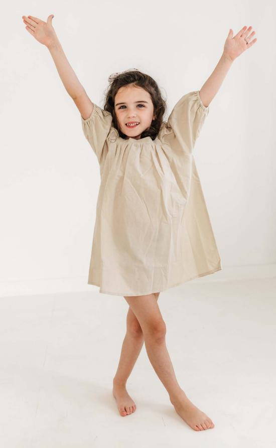  [키즈] Piper&Cloth 원피스 키즈 파이퍼앤클로스 더 데이 드레스 에그노그 - PIPER&CLOTH