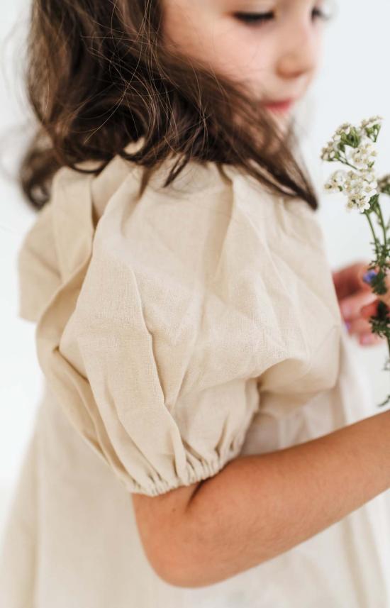  [키즈] Piper&Cloth 원피스 키즈 파이퍼앤클로스 더 데이 드레스 에그노그 - PIPER&CLOTH