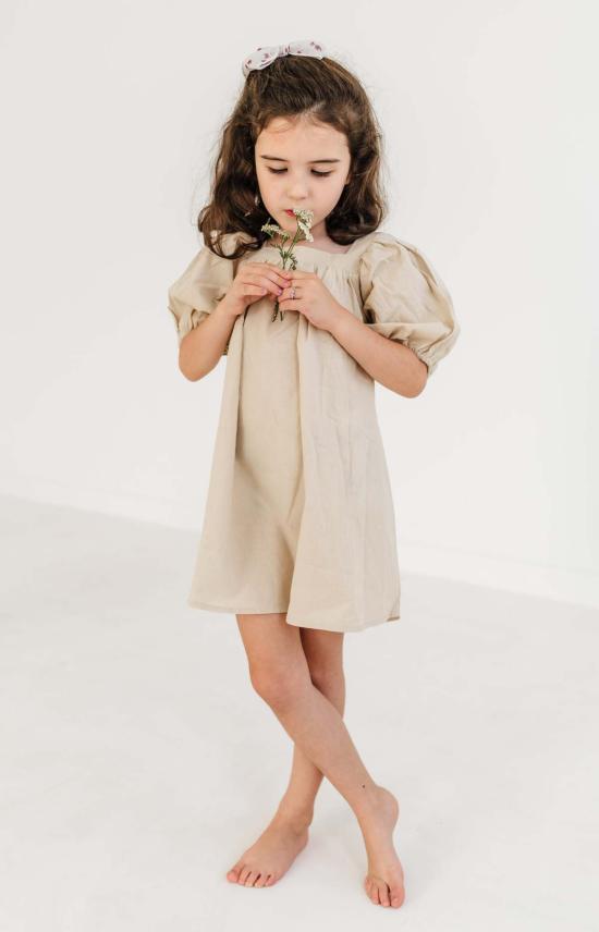  [키즈] Piper&Cloth 원피스 키즈 파이퍼앤클로스 더 데이 드레스 에그노그 - PIPER&CLOTH