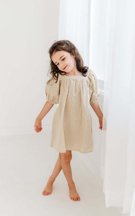  [키즈] Piper&Cloth 원피스 키즈 파이퍼앤클로스 더 데이 드레스 에그노그 - PIPER&CLOTH