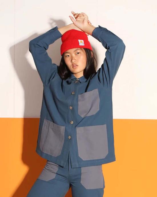  LF 마키 코트 L.F.Markey 작업복  (블루)