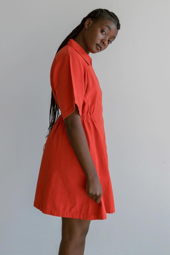  노블 숏 원피스 성인용 유틸리티 드레스 파프리카 - NOBLE