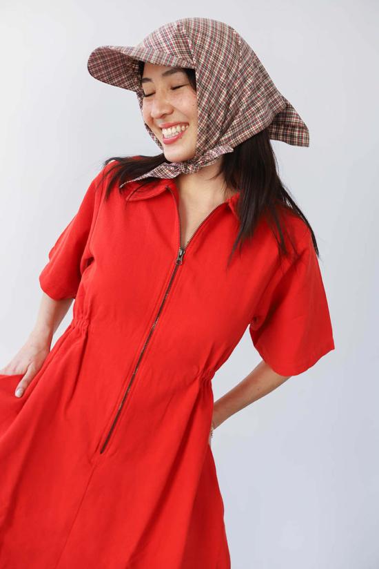  노블 숏 원피스 성인용 유틸리티 드레스 파프리카 - NOBLE