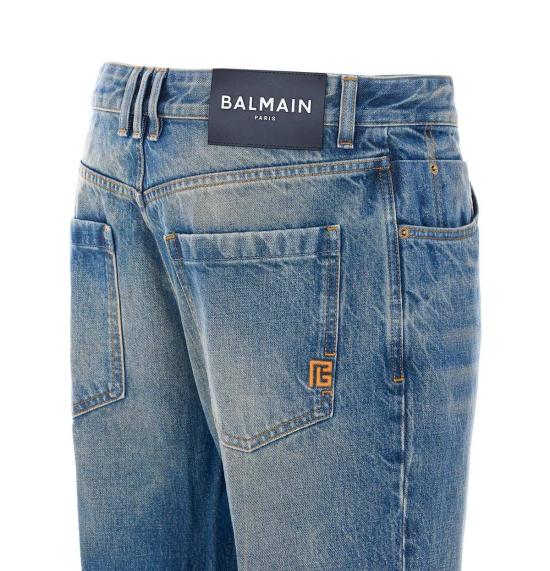  발망 데님 팬츠 진스 블루 - BALMAIN