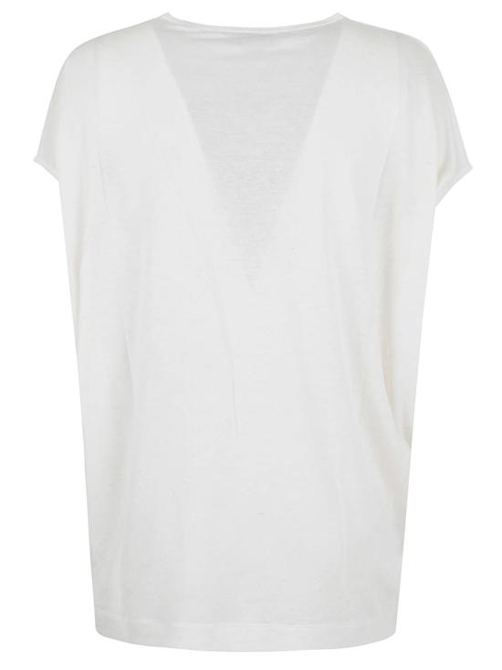  스텔라 맥카트니 반팔 티셔츠 스텔라 매카트니 클라우드 레오파드 티셔츠 크림색 - STELLA MCCARTNEY