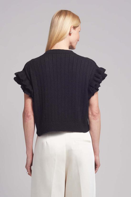  일레븐 식스 민소매 티셔츠 타냐 러플 탱크 - ELEVEN SIX