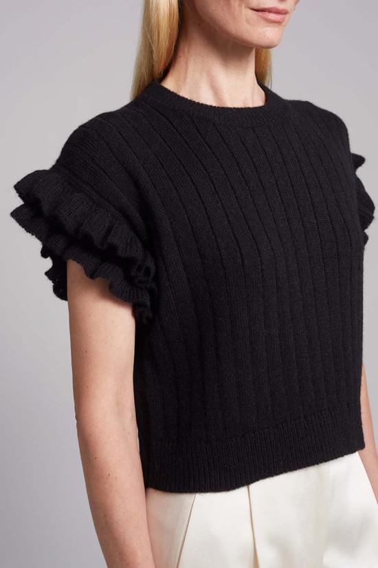  일레븐 식스 민소매 티셔츠 타냐 러플 탱크 - ELEVEN SIX