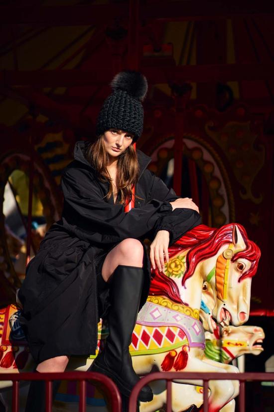  미샤램퍼트 모자 미샤 램퍼트 다크 그레이 비니 폼스터 + 그래파이트 Xl 폼 - MISCHA LAMPERT