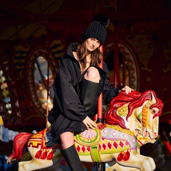  미샤램퍼트 모자 미샤 램퍼트 다크 그레이 비니 폼스터 + 그래파이트 Xl 폼 - MISCHA LAMPERT