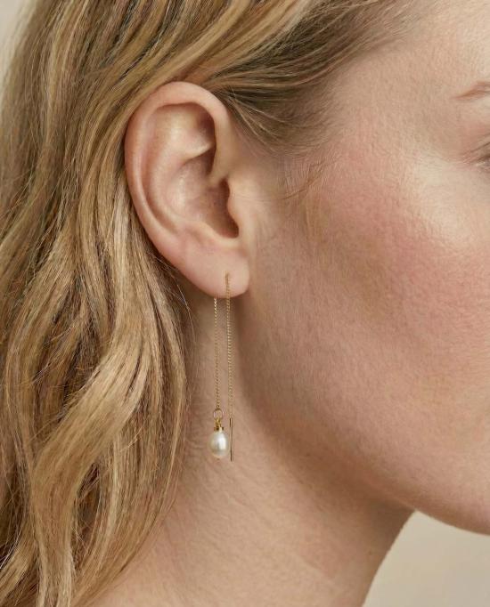  세레 이어링 세리 릴리스 진주 실 귀걸이 - SEREE