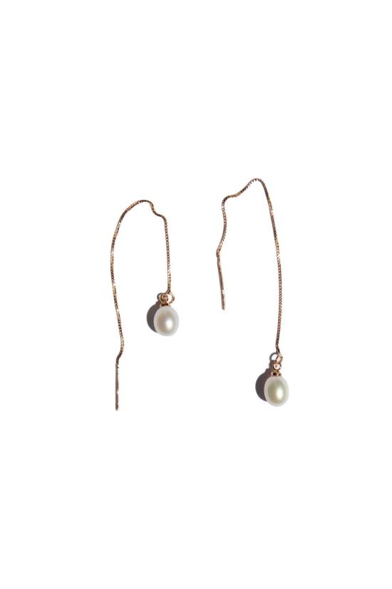  세레 이어링 세리 릴리스 진주 실 귀걸이 - SEREE