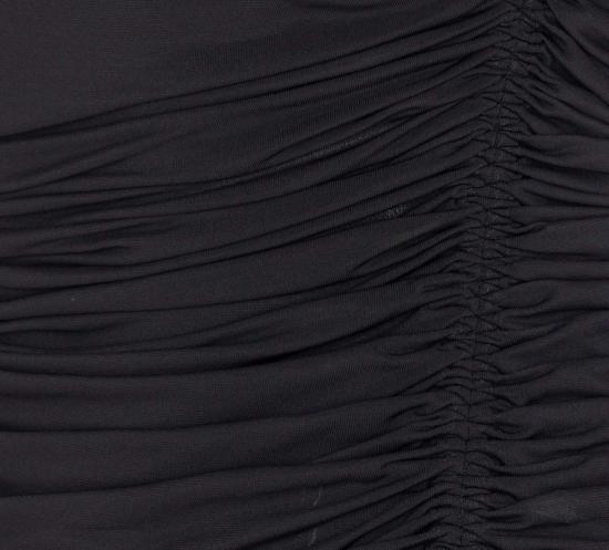  알라이아 반팔 티셔츠 저지 티셔츠 블랙 - ALAIA