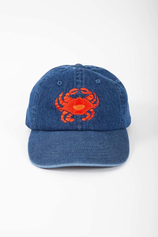  그래블 앤 골드 모자 그래블 & 골드 크랩 캡 다크 데님